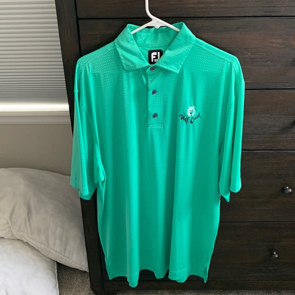 FootJoy Shirts Footjoy Large Golf Polo Wolf Creek Logo Poshmark
